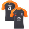 Camiseta F1 Lando Norris 4 McLaren Formula 1 Team Negra 2025