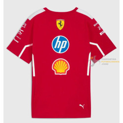 Camiseta F1 Scuderia Ferrari Roja 2025