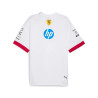 Camiseta F1 Scuderia Ferrari Cuello Bicolor Blanca 2025