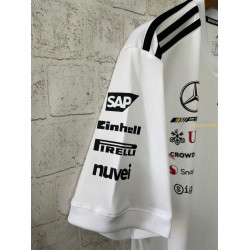 Camiseta F1 Mercedes Racing Team Blanca 2025