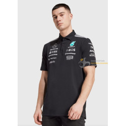 Polo F1 Mercedes Racing Team Negro 2025