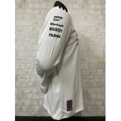Camiseta F1 Mercedes Racing Team Blanca Manga Larga 2025