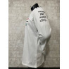 Camiseta F1 Mercedes Racing Team Blanca Manga Larga 2025