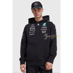 Sudadera Capucha McLaren F1 Racing Team Negra 2025