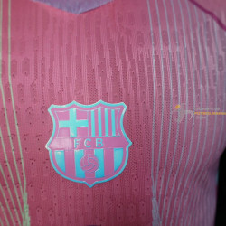 Camiseta Fútbol Barcelona Edición Especial Rosa Versión Jugador 2025-2026