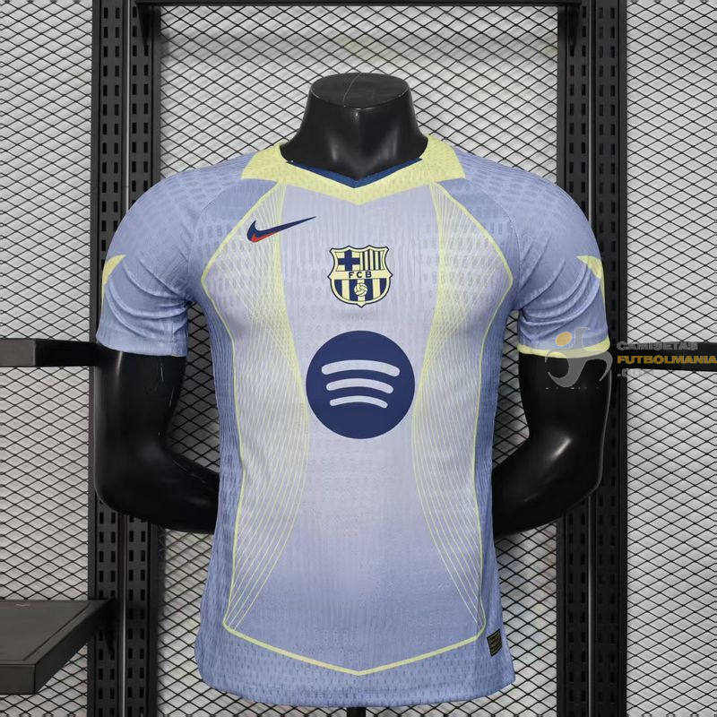 Camiseta Fútbol Barcelona Edición Especial Azul Z Versión Jugador 2025-2026