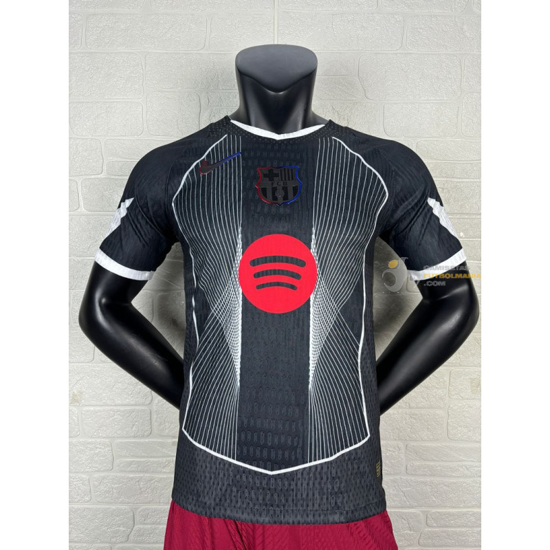 Camiseta Fútbol Barcelona Edición Especial Negra Versión Jugador 2025-2026