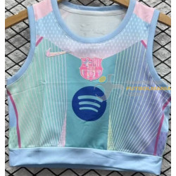 Camiseta Top Sin Mangas Fútbol Mujer Barcelona Edición Especial Azul 2025-2026