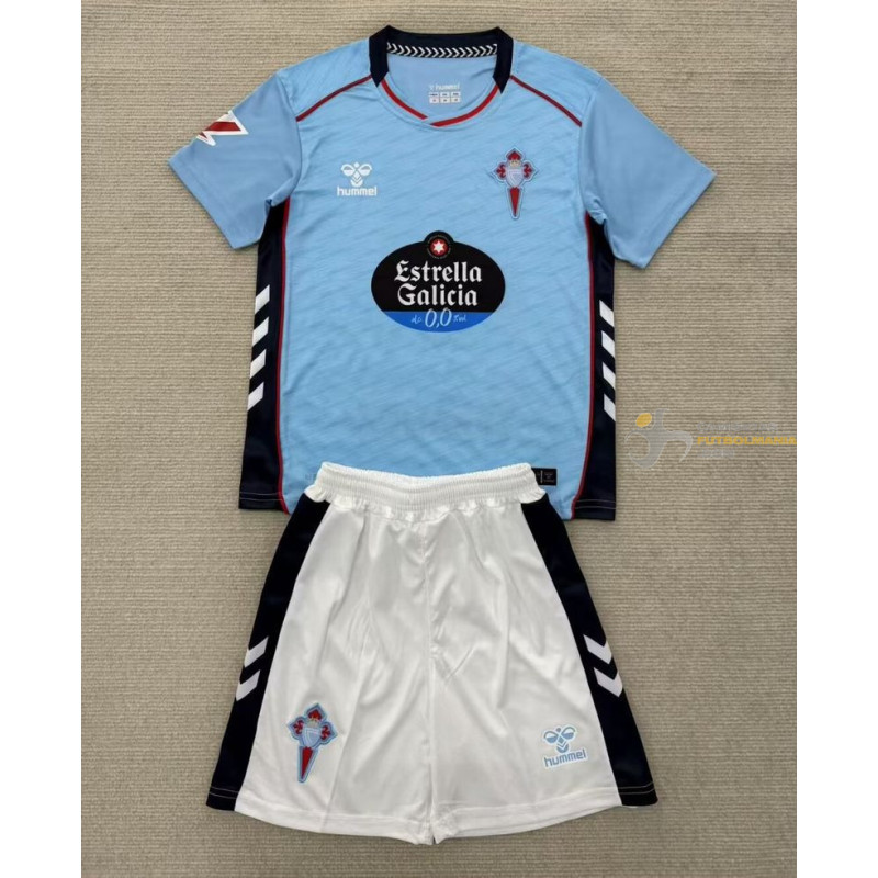 Camiseta y Pantalón Niños Celta de Vigo Primera Equipación 2025-2026