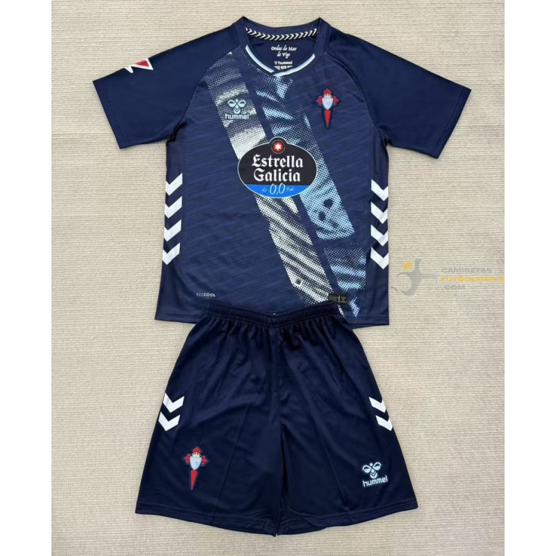 Camiseta y Pantalón Niños Celta de Vigo Segunda Equipación 2025-2026