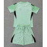Camiseta y Pantalón Fútbol Niños Real Madrid Portero Verde 2025-2026