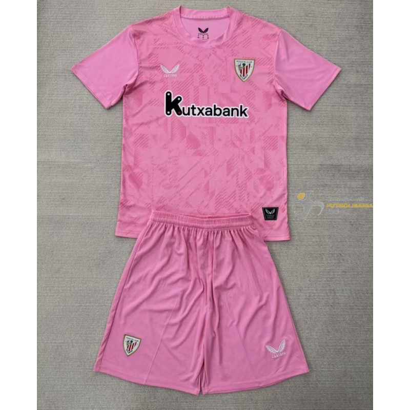 Camiseta Fútbol Athletic Club Bilbao Portero Rosa 2025-2026