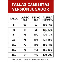 Camiseta Fútbol Atlético de Madrid Primera Equipación Versión Jugador Manga Larga 2025-2026