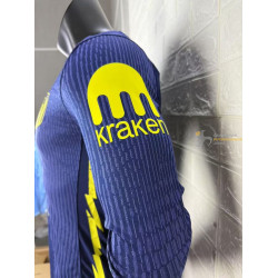 Camiseta Fútbol Atlético de Madrid Primera Equipación Versión Jugador Manga Larga 2025-2026