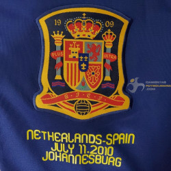 Camiseta España Retro Clásica Segunda Equipación Final Mundial Sudáfrica 2010 vintage jersey