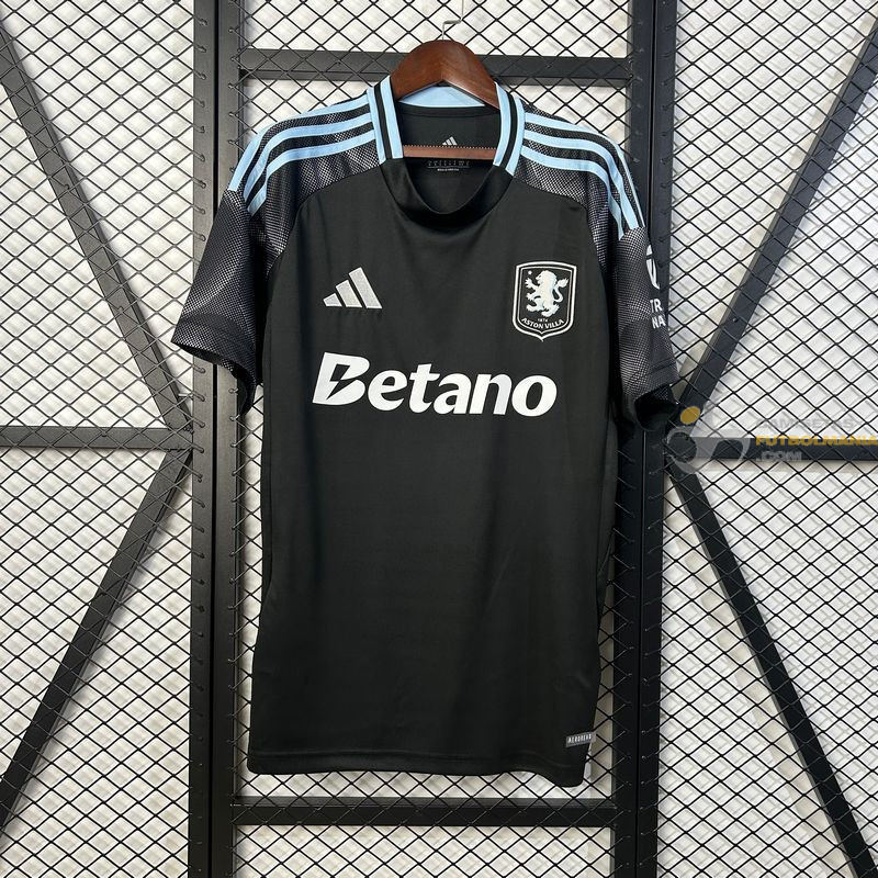 Camiseta Fútbol Aston Villa Segunda Equipación 2025-2026