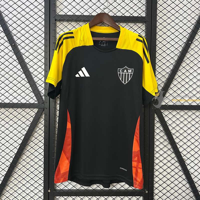 Camiseta Fútbol Atlético Mineiro Entrenamiento Negra 2025-2026