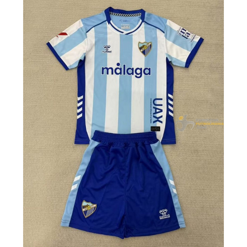 Camiseta y Pantalón Niños Málaga Primera Equipación 2025-2026