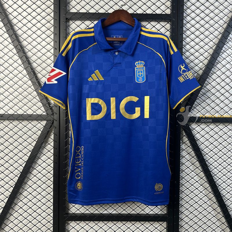 Camiseta Fútbol Oviedo Primera Equipación 2025-2026