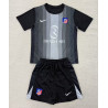 Camiseta y Pantalón Fútbol Niños Atlético de Madrid Portero Negra 2025-2026
