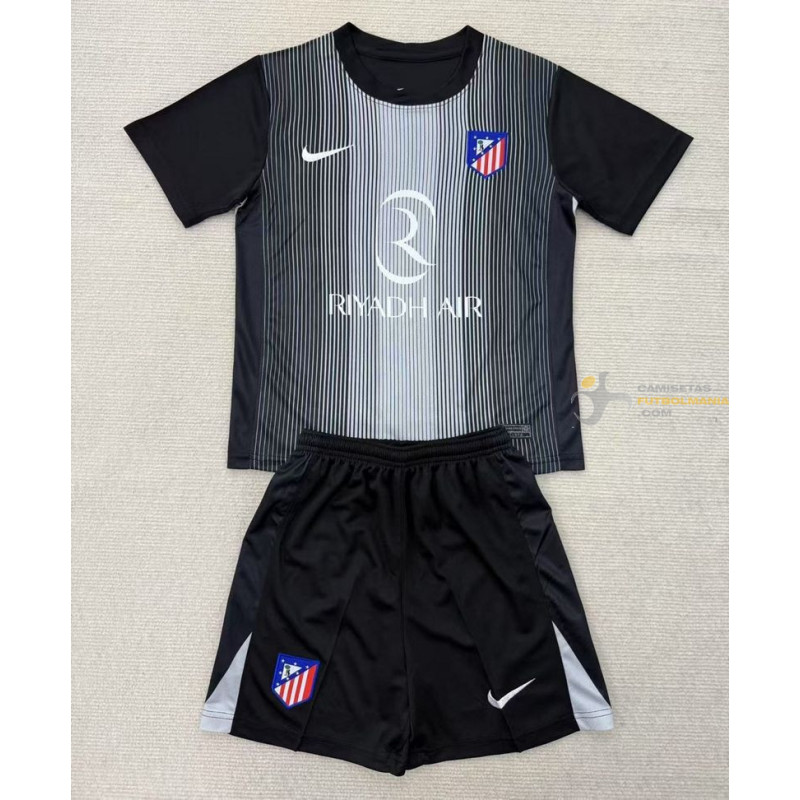 Camiseta Fútbol Atlético de Madrid Portero Negra 2025-2026