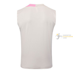 Camiseta Fútbol Sin Mangas Barcelona Entrenamiento Cream 2025-2026