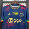 Camiseta Fútbol Ajax Edición Especial Bob Marley Azul Oscuro 2025-2026