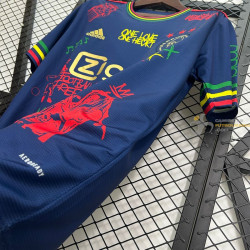 Camiseta Fútbol Ajax Edición Especial Bob Marley Azul Oscuro 2025-2026