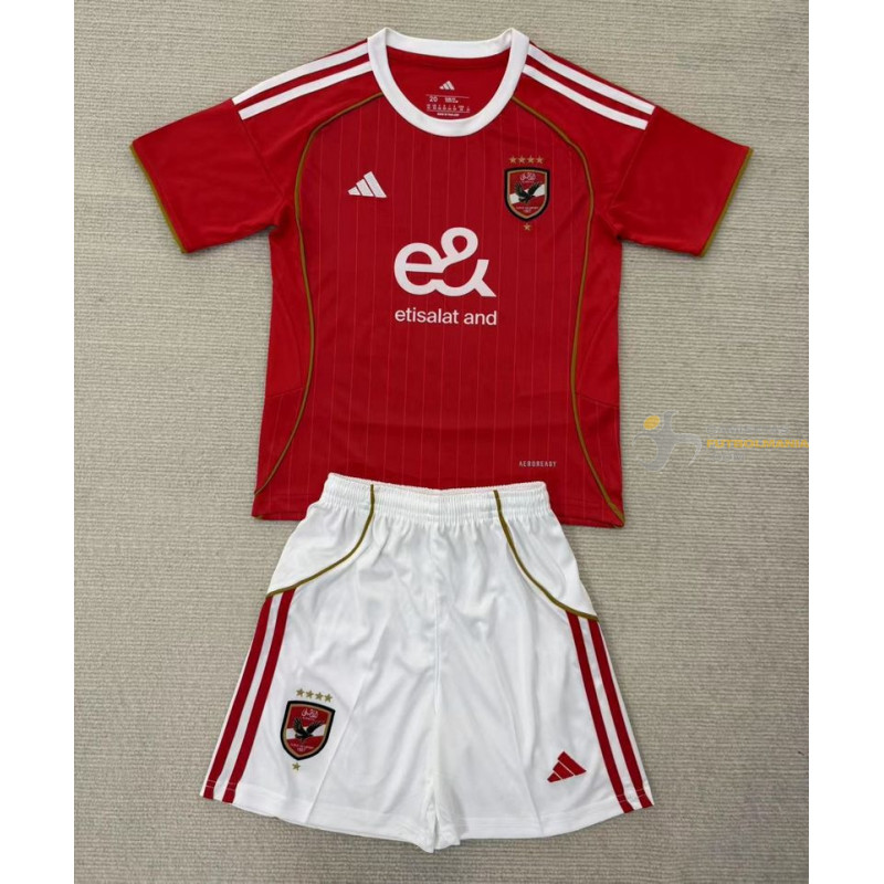 Camiseta y Pantalón Niños Al Ahly Primera Equipación 2025-2026