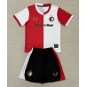Camiseta y Pantalón Fútbol Niños Feyenoord Primera Equipación 2025-2026