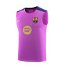 Camiseta Fútbol Sin Mangas Barcelona Entrenamiento Rosa 2025-2026