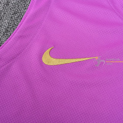 Camiseta Fútbol Sin Mangas Barcelona Entrenamiento Rosa 2025-2026