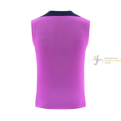Camiseta Fútbol Sin Mangas Barcelona Entrenamiento Rosa 2025-2026