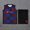 Camiseta Sin Mangas y Pantalón Barcelona Entrenamiento Bicolor 2025-2026