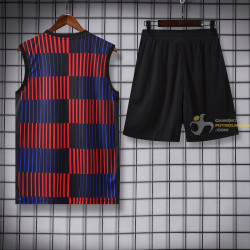 Camiseta Sin Mangas y Pantalón Barcelona Entrenamiento Bicolor 2025-2026