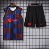 Camiseta Sin Mangas y Pantalón Barcelona Entrenamiento Bicolor 2025-2026