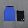 Camiseta Sin Mangas y Pantalón Barcelona Entrenamiento Azul 2025-2026