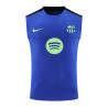 Camiseta Fútbol Sin Mangas Barcelona Entrenamiento Azul 2025-2026