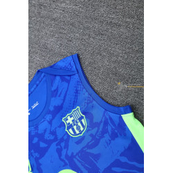 Camiseta Fútbol Sin Mangas Barcelona Entrenamiento Azul Z 2025-2026