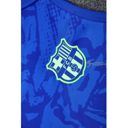 Camiseta Fútbol Sin Mangas Barcelona Entrenamiento Azul Z 2025-2026