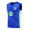 Camiseta Fútbol Sin Mangas Barcelona Entrenamiento Azul Z 2025-2026