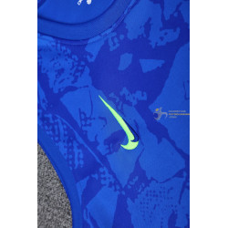 Camiseta Sin Mangas y Pantalón Barcelona Entrenamiento Azul Z 2025-2026