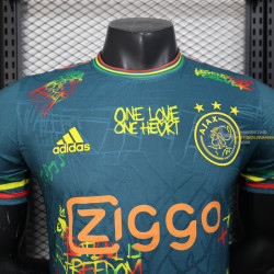 Camiseta Fútbol Ajax Edición Especial Bob Marley Verde Versión Jugador 2025-2026