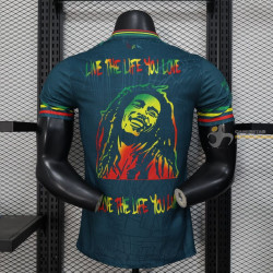 Camiseta Fútbol Ajax Edición Especial Bob Marley Verde Versión Jugador 2025-2026