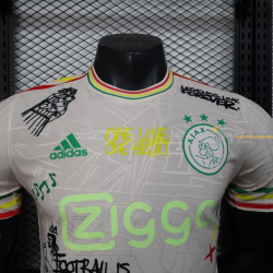 Camiseta Fútbol Ajax Edición Especial Bob Marley Blanca Z Versión Jugador 2025-2026