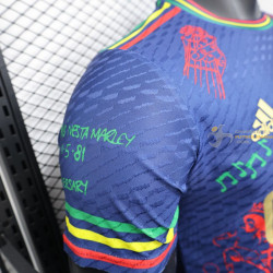 Camiseta Fútbol Ajax Edición Especial Bob Marley Azul Versión Jugador 2025-2026