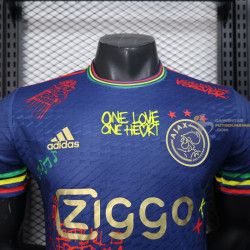 Camiseta Fútbol Ajax Edición Especial Bob Marley Azul Versión Jugador 2025-2026