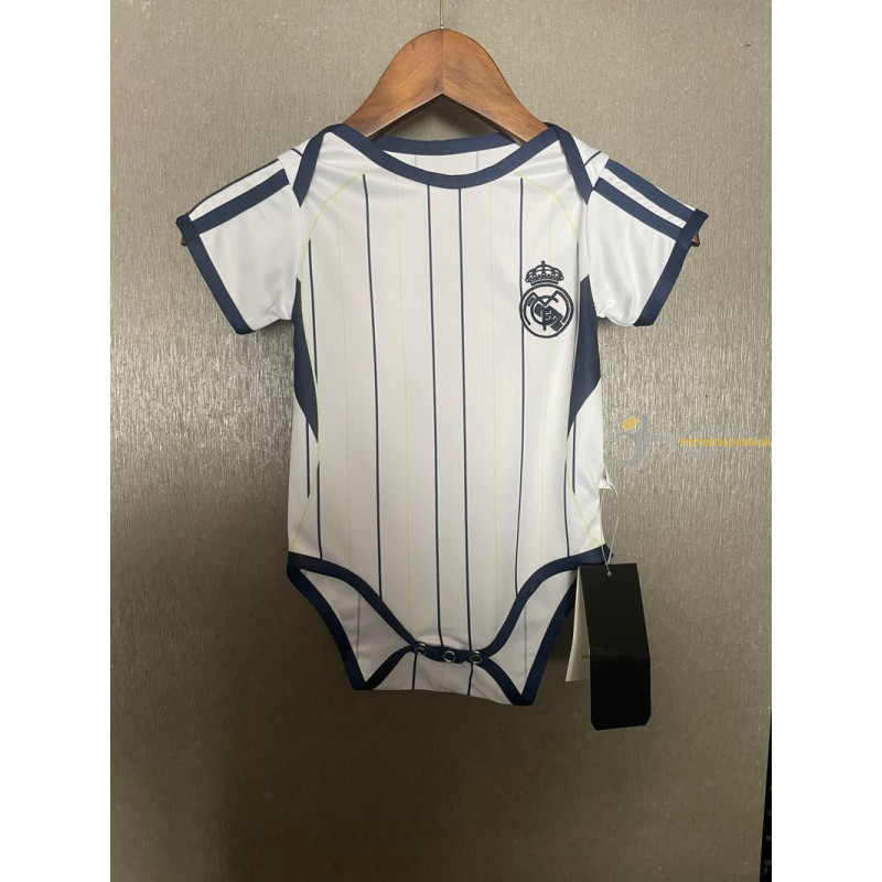 Body Bebé Real Madrid Estilo Béisbol 2025-2026