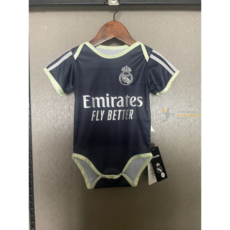 Body Bebé Real Madrid Negro 2025-2026