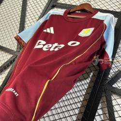 Camiseta Fútbol Aston Villa Primera Equipación Edición Ozzy 9 Black Sabbath 2025-2026